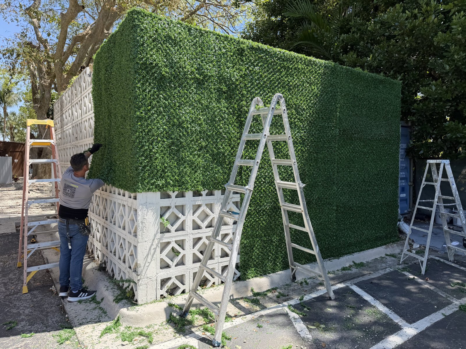 Large Concrete Wall
